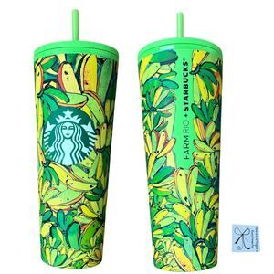 Starbucks x Farm Rio Board Banana Tumbler Cup As-is